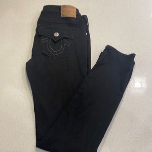True Religion black skinny jeans